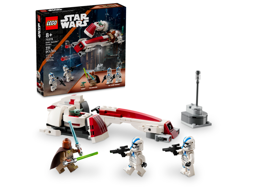 First Look at Lego BARC Speeder™ Escape set – Ahmed Best fan post